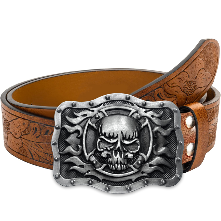 Skull Flame Belt Exquisite Car - مراجعة Women Fashion Nz وسعره