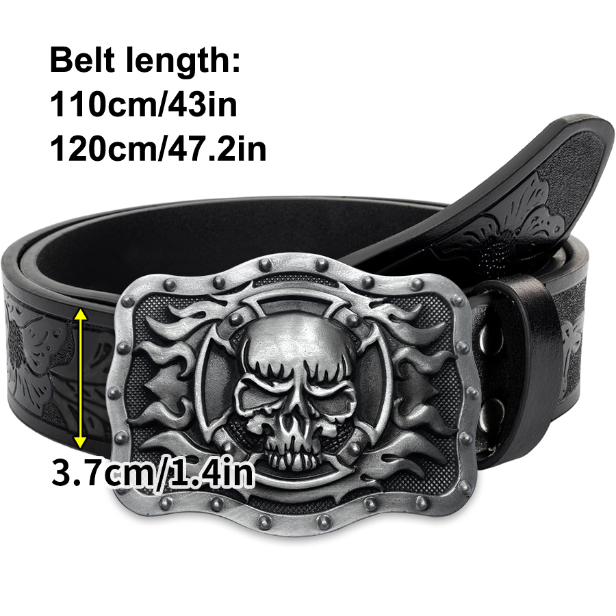 Skull Flame Belt Exquisite Car - مراجعة Women Fashion Nz وسعره