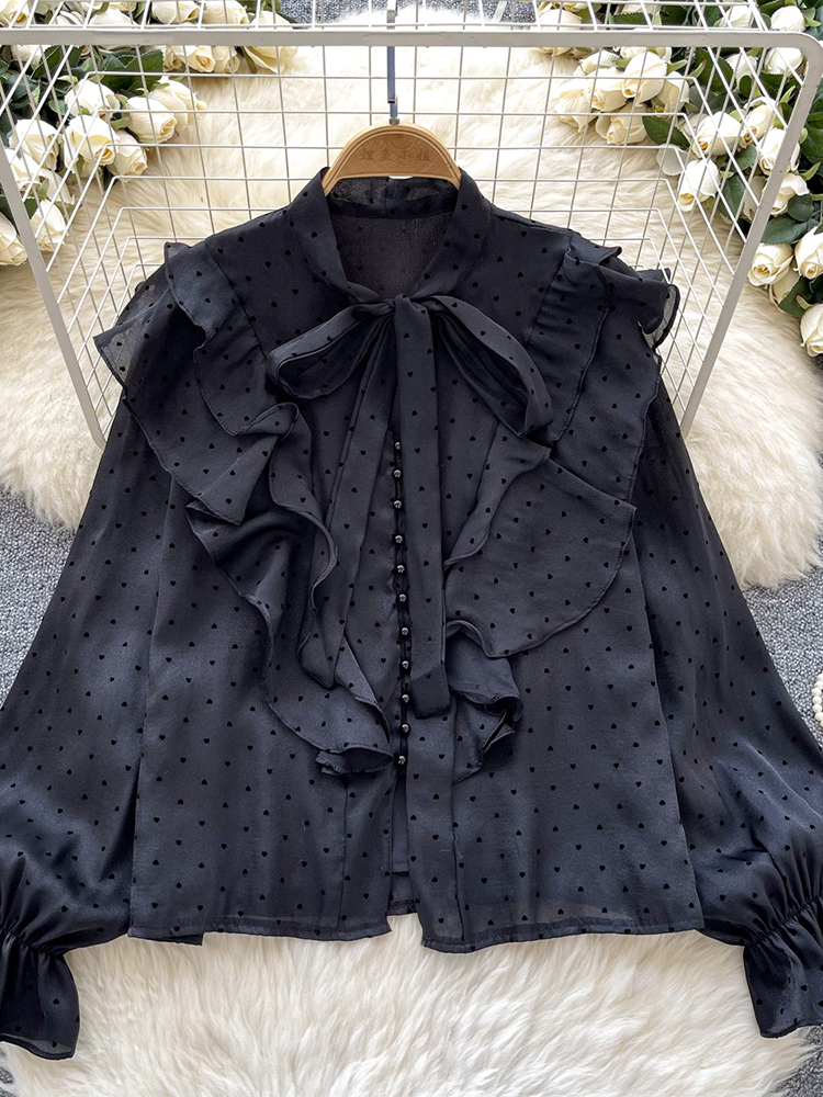Women's Lightweight Chiffon Bl - مراجعة Puff Sleeve Blouse وسعره