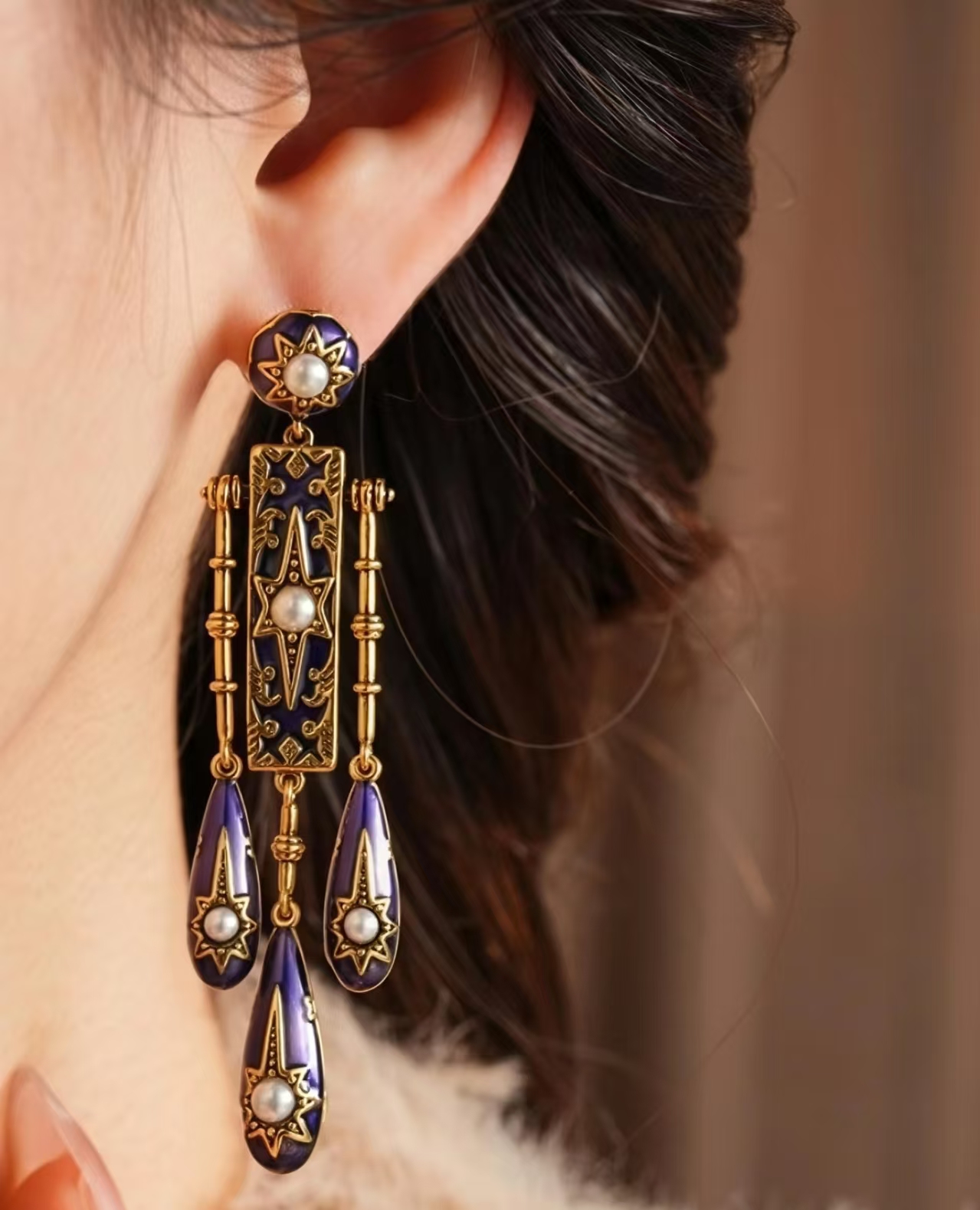 Retro Victorian Era Blue Ename - مراجعة Women'S Fashion Victorian Era وسعره