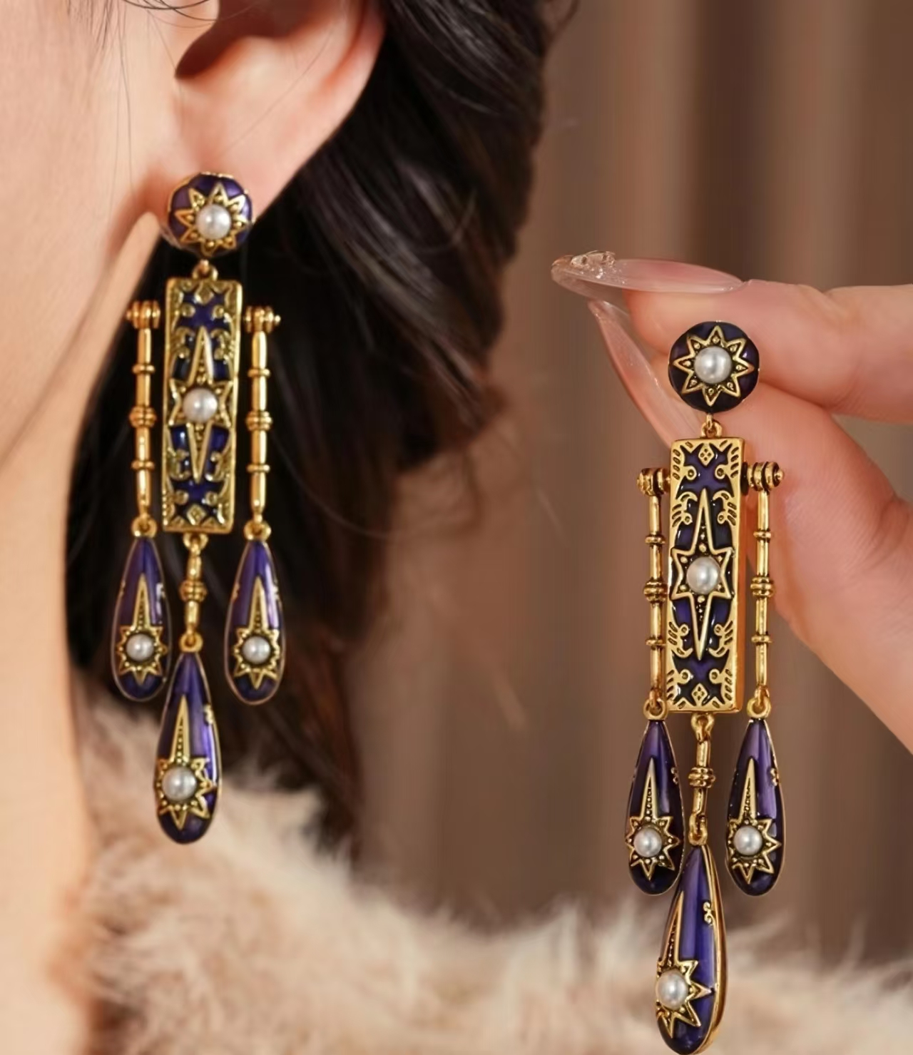 Retro Victorian Era Blue Ename - مراجعة Women'S Fashion Victorian Era وسعره