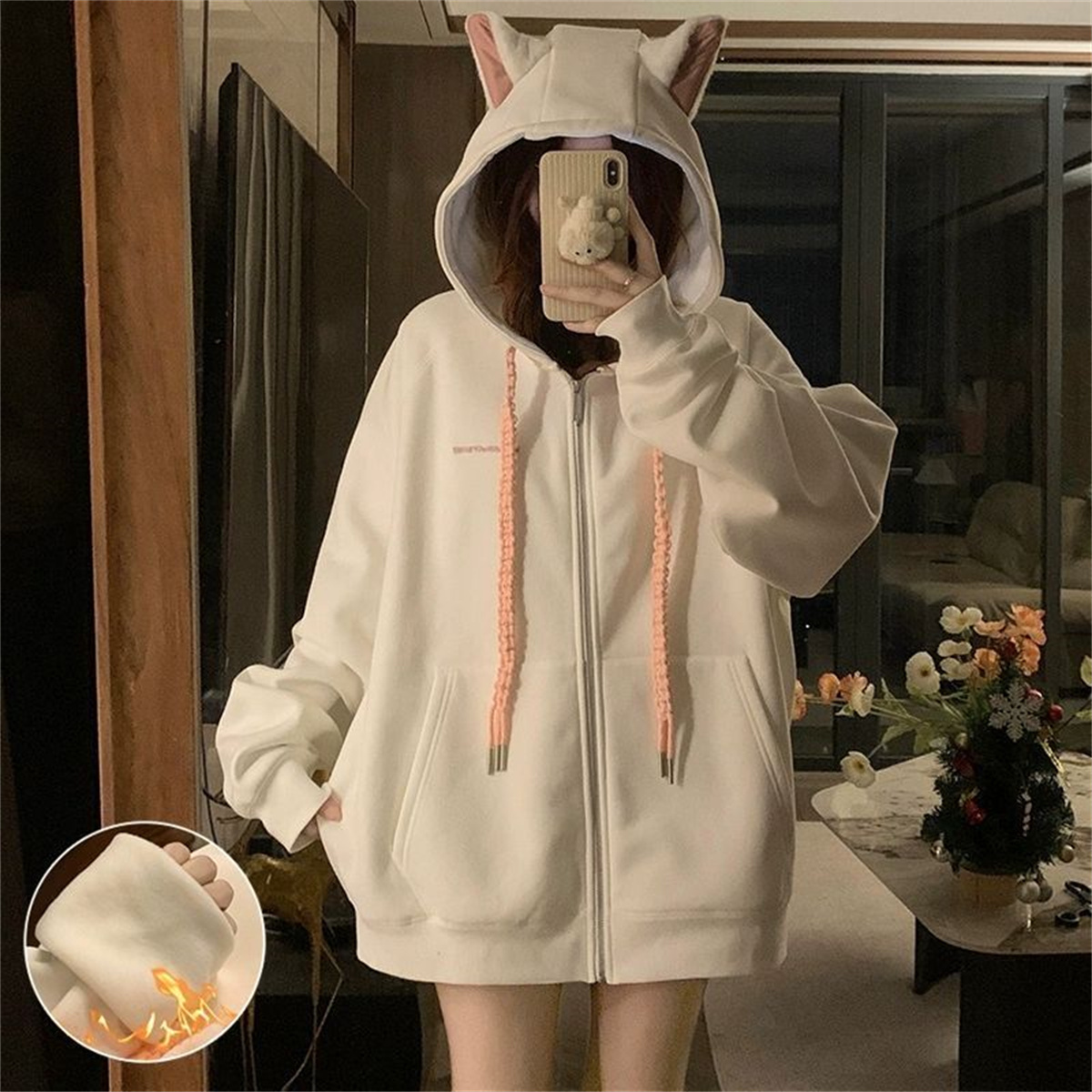 2025 Cute Girls Spring And Aut - مراجعة Women'S Fashion Zip Hoodie وسعره