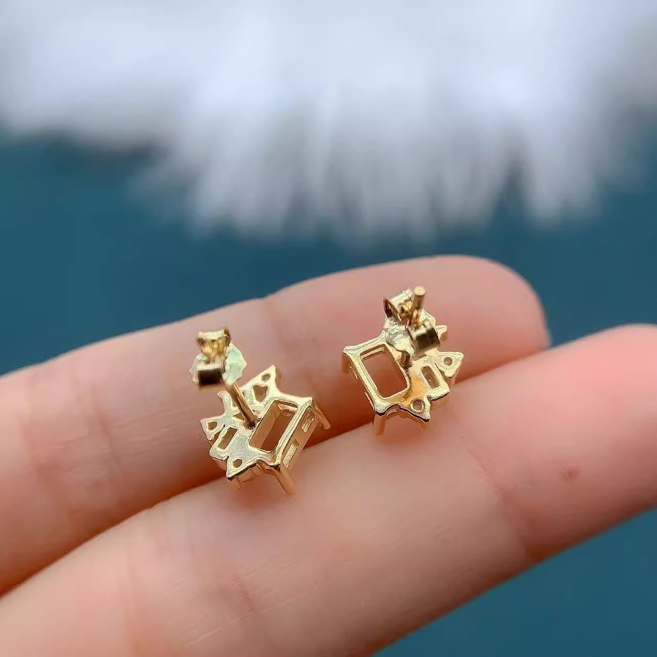 Fashion DIY Earrings Empty Hol - مراجعة Women'S Fashion Earrings وسعره