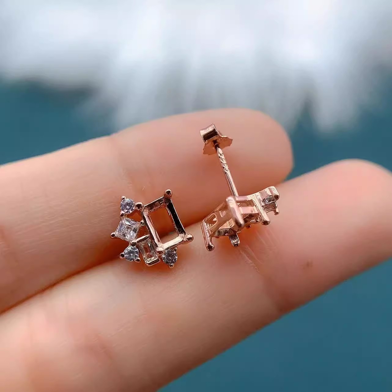 Fashion DIY Earrings Empty Hol - مراجعة Women'S Fashion Earrings وسعره