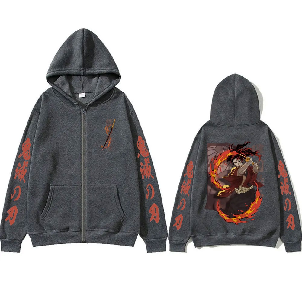 New Demon Slayer Tsugikuni Yor - مراجعة Women'S Fashion Zip Hoodie وسعره