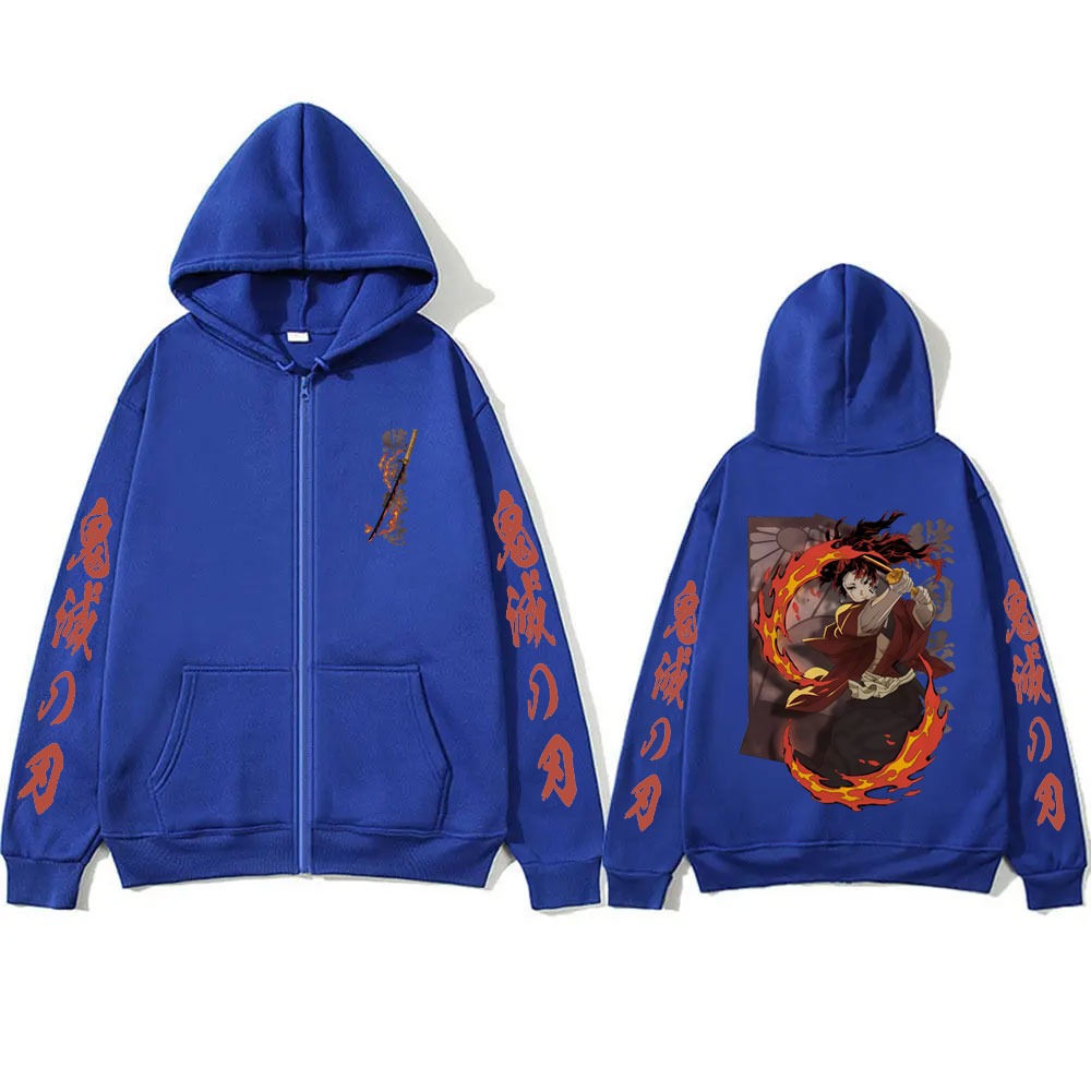 New Demon Slayer Tsugikuni Yor - مراجعة Women'S Fashion Zip Hoodie وسعره