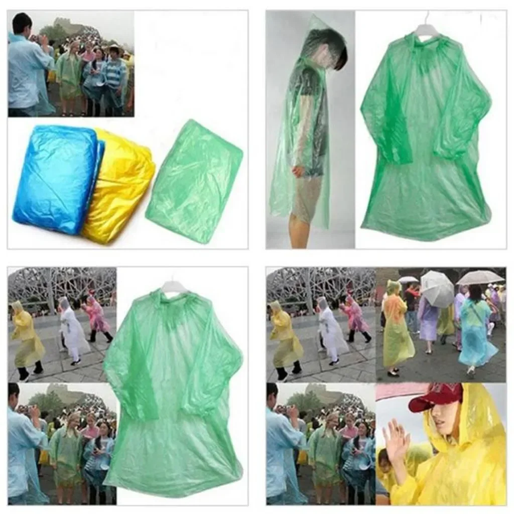 5/10PC Disposable Raincoat Adu - مراجعة Women'S Fashion Rain Jacket وسعره