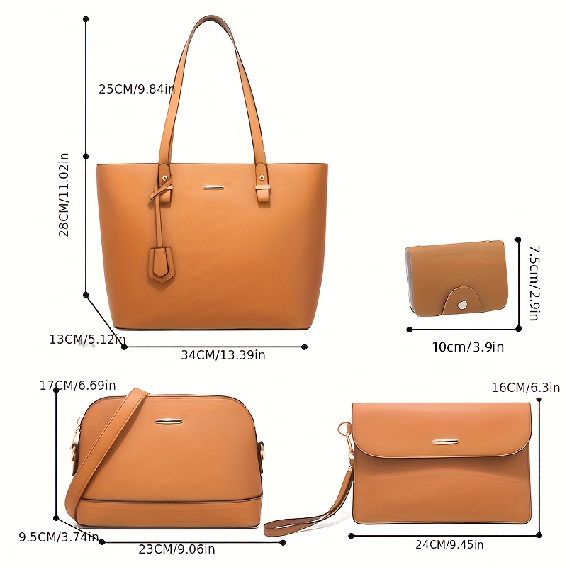 4pcs Fashion Women's Bag Sets  - مراجعة Women Fashion Handbags وسعره