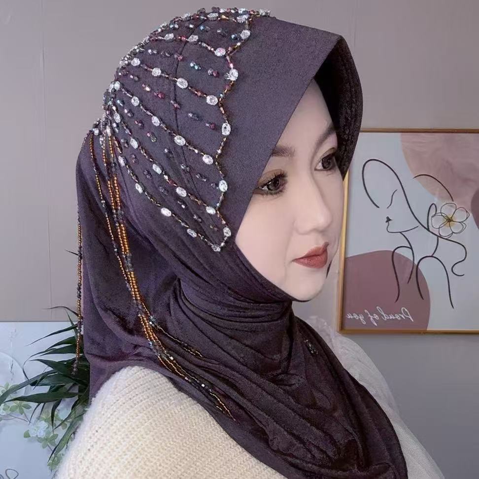 Africa Ethnic Hats Hijab Black - مراجعة Women'S Fashion Hats وسعره
