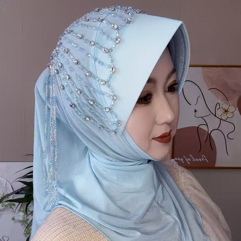 Africa Ethnic Hats Hijab Black - مراجعة Women'S Fashion Hats وسعره