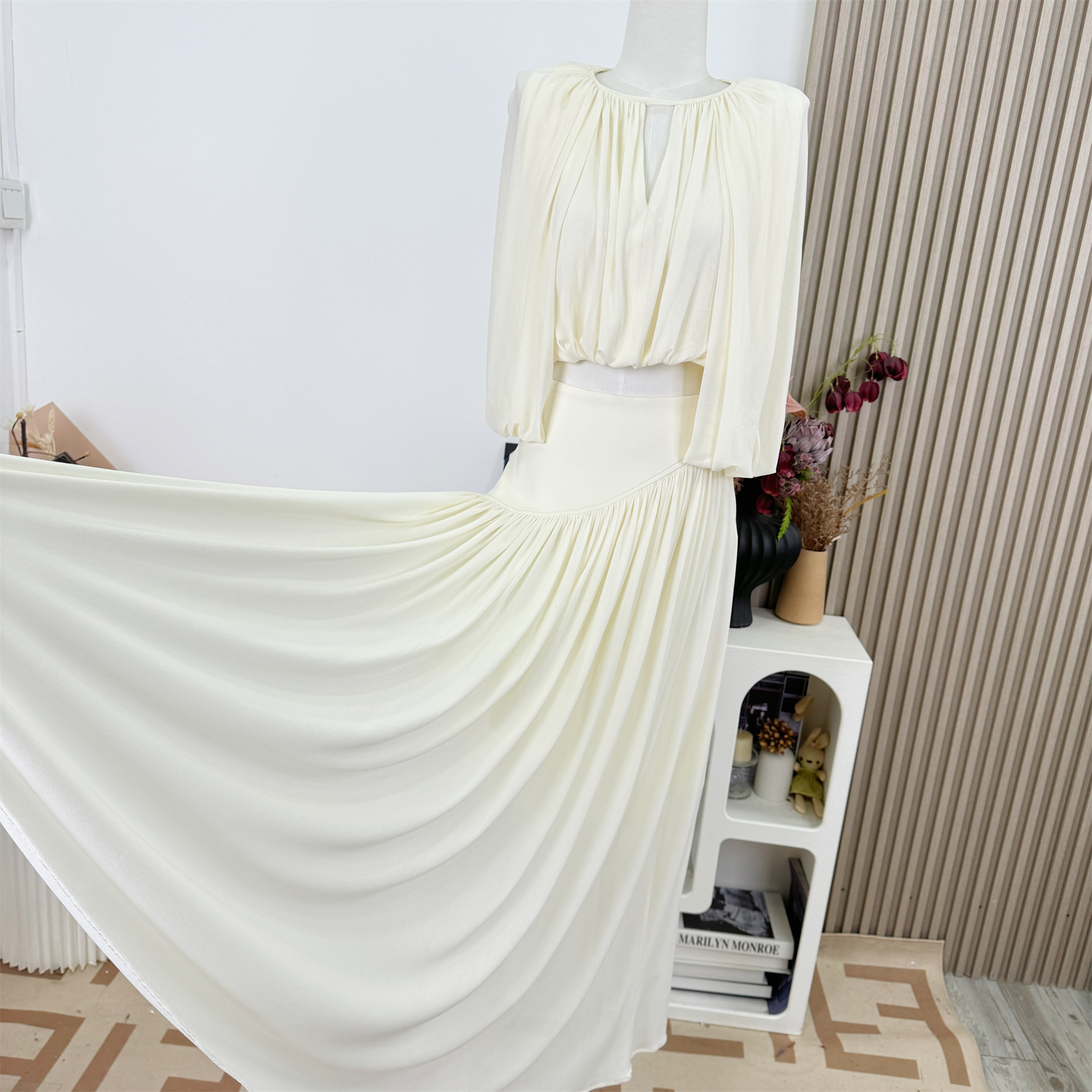 Women's Elegant Spring Summer  - مراجعة Puff Sleeve Blouse وسعره