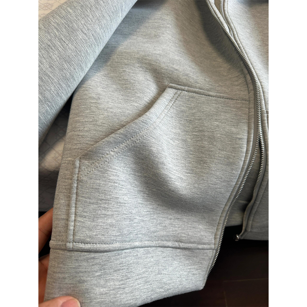 Women's Grey Hooded Coat Solid - مراجعة Women'S Fashion Zip Hoodie وسعره