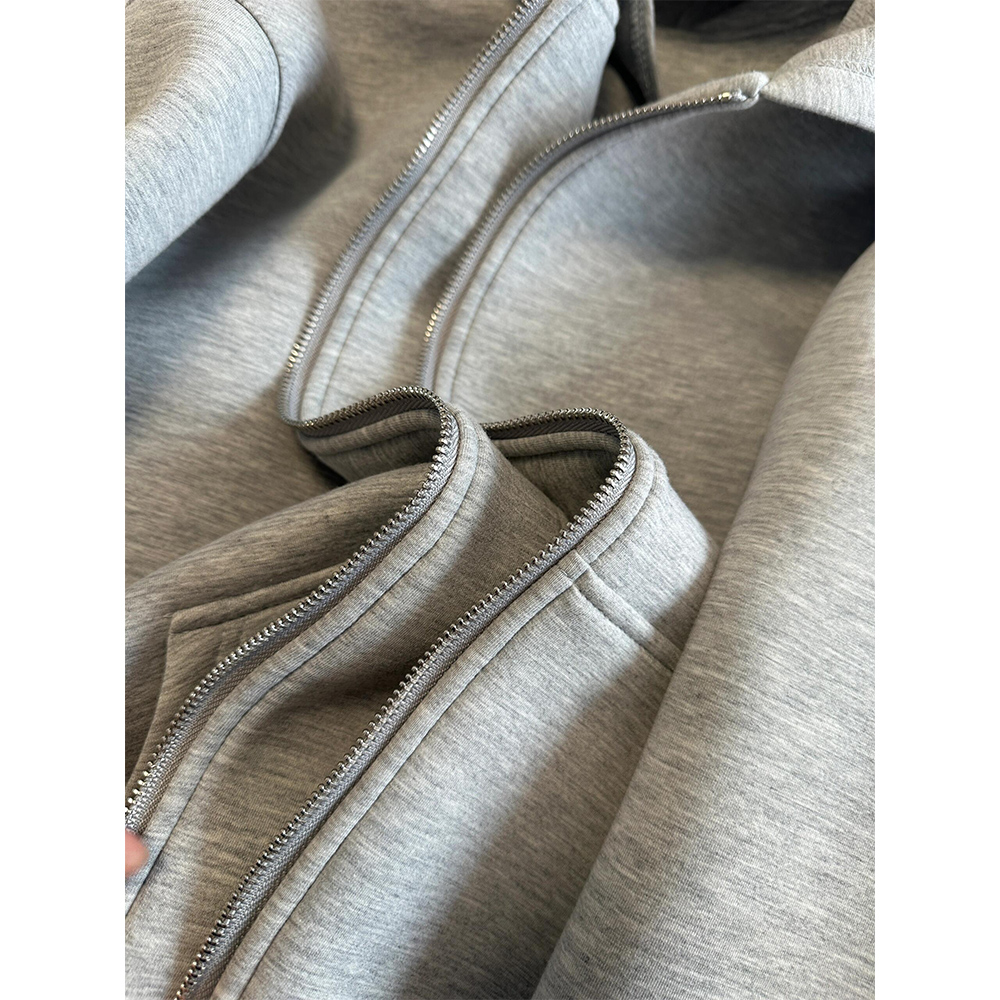 Women's Grey Hooded Coat Solid - مراجعة Women'S Fashion Zip Hoodie وسعره