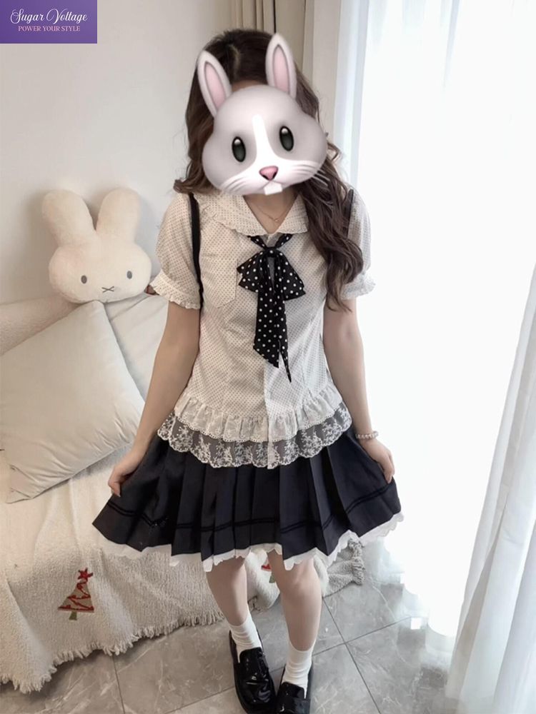 New Sweet Coquette 2 Piece Set - مراجعة Puff Sleeve Blouse وسعره
