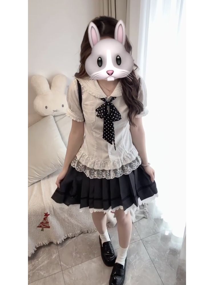 New Sweet Coquette 2 Piece Set - مراجعة Puff Sleeve Blouse وسعره