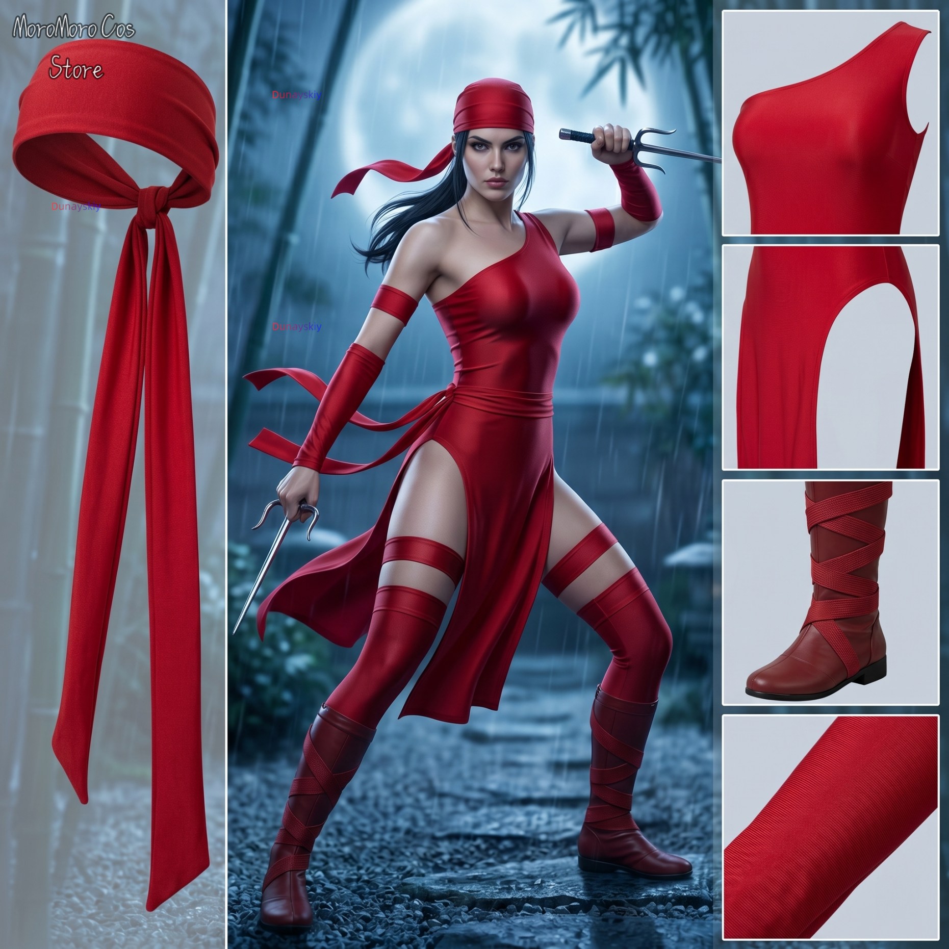 Anime Elektra Natchios Cosplay - مراجعة Women'S Fashion Suit وسعره