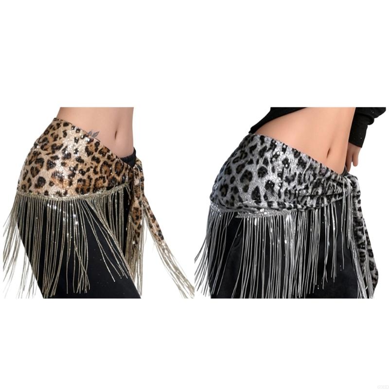 Leopards Print Dance Hip Wrap  - مراجعة Printed Wrap Skirt وسعره