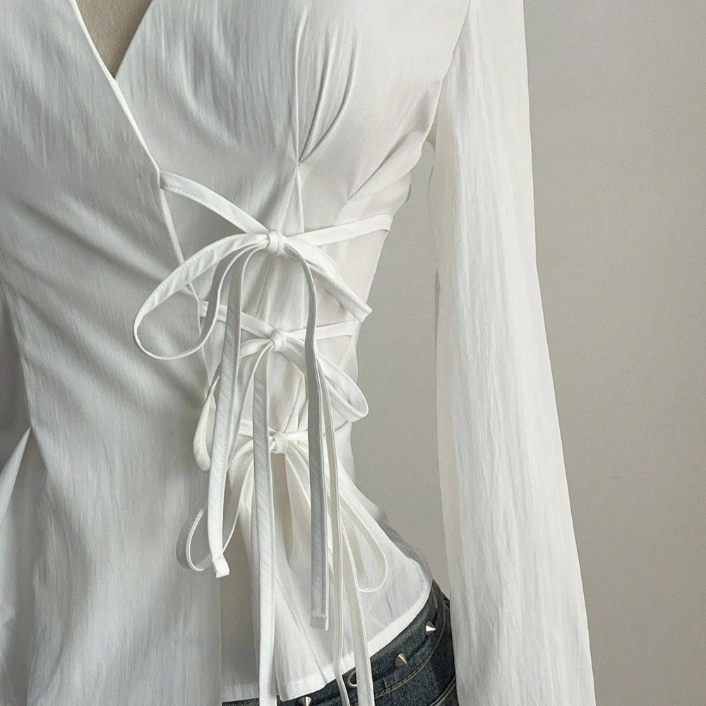 Fashion Long-sleeved Slim Fit  - مراجعة Women'S Y2K Fashion Aesthetic وسعره