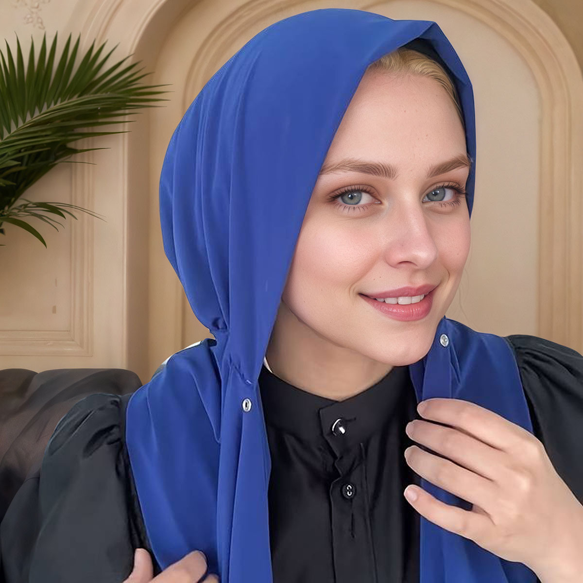 Muslim fashion simple solid co - مراجعة Women'S Fashion Hats وسعره