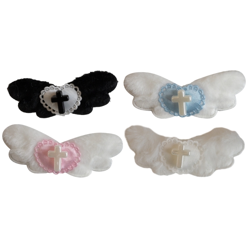 Gothic Heart Angel Wing Hair C - مراجعة Women'S Y2K Fashion Aesthetic وسعره