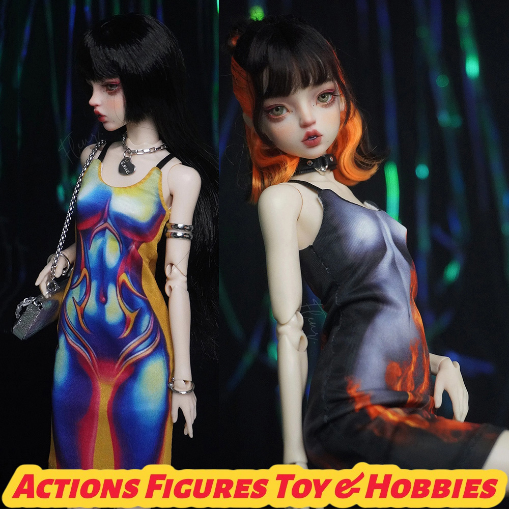 1/6 BJD Dolls Illusionary Art  - مراجعة Printed Wrap Skirt وسعره