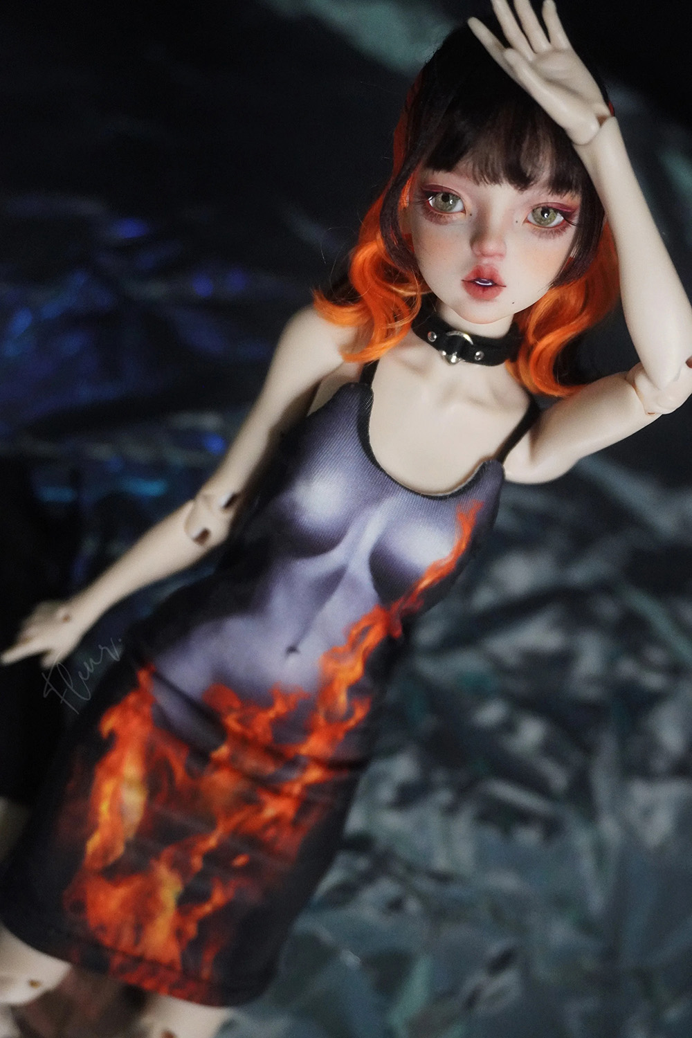 1/6 BJD Dolls Illusionary Art  - مراجعة Printed Wrap Skirt وسعره
