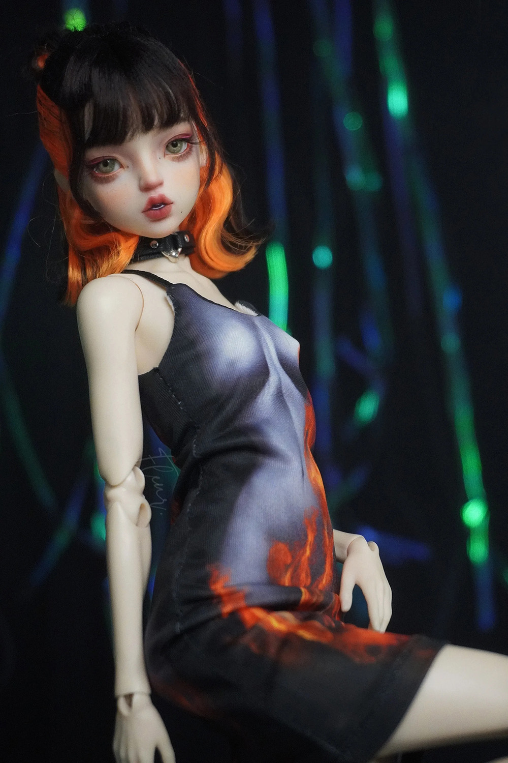 1/6 BJD Dolls Illusionary Art  - مراجعة Printed Wrap Skirt وسعره