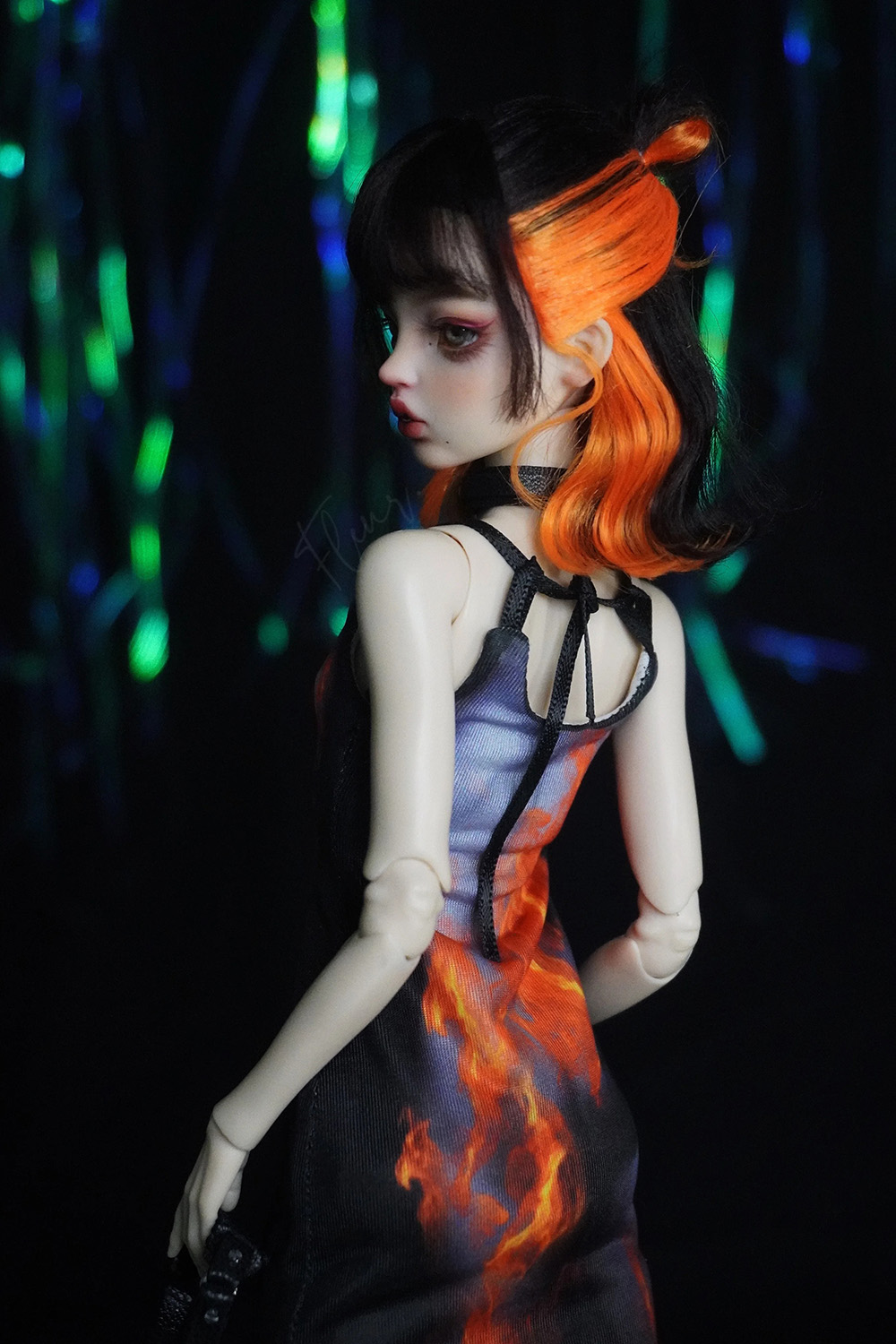 1/6 BJD Dolls Illusionary Art  - مراجعة Printed Wrap Skirt وسعره