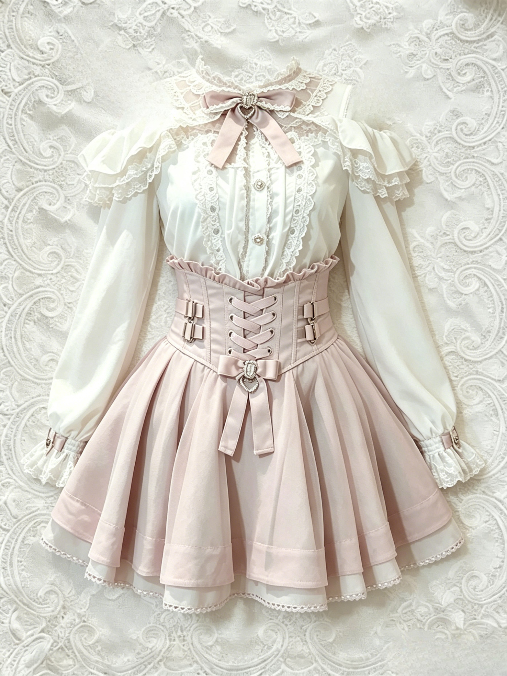 Japanese Sweet Lolita Women Bo - مراجعة Longline Cardigan Knit وسعره