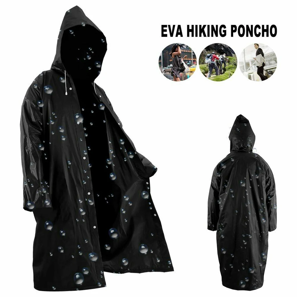 High Quality 1PC EVA Unisex Ra - مراجعة Women'S Fashion Rain Jacket وسعره
