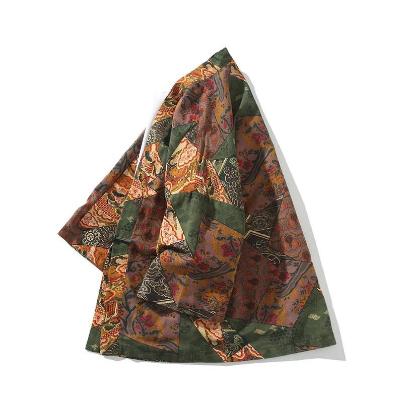 Ethnic Style Print Yukata Men  - مراجعة Women'S Fashion Suit وسعره