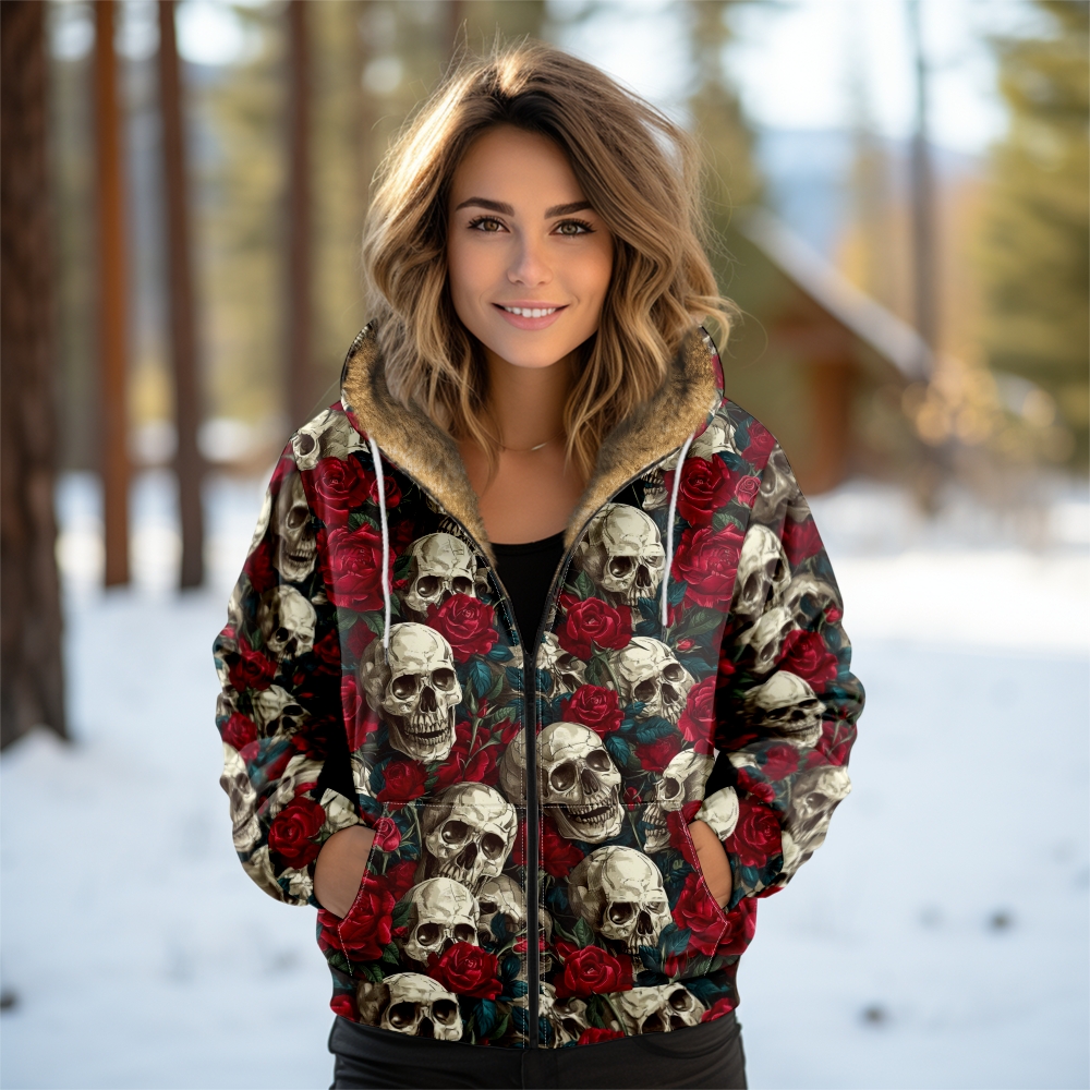 Y2K Gothic Women's Hoodie Hear - مراجعة Women'S Fashion Zip Hoodie وسعره